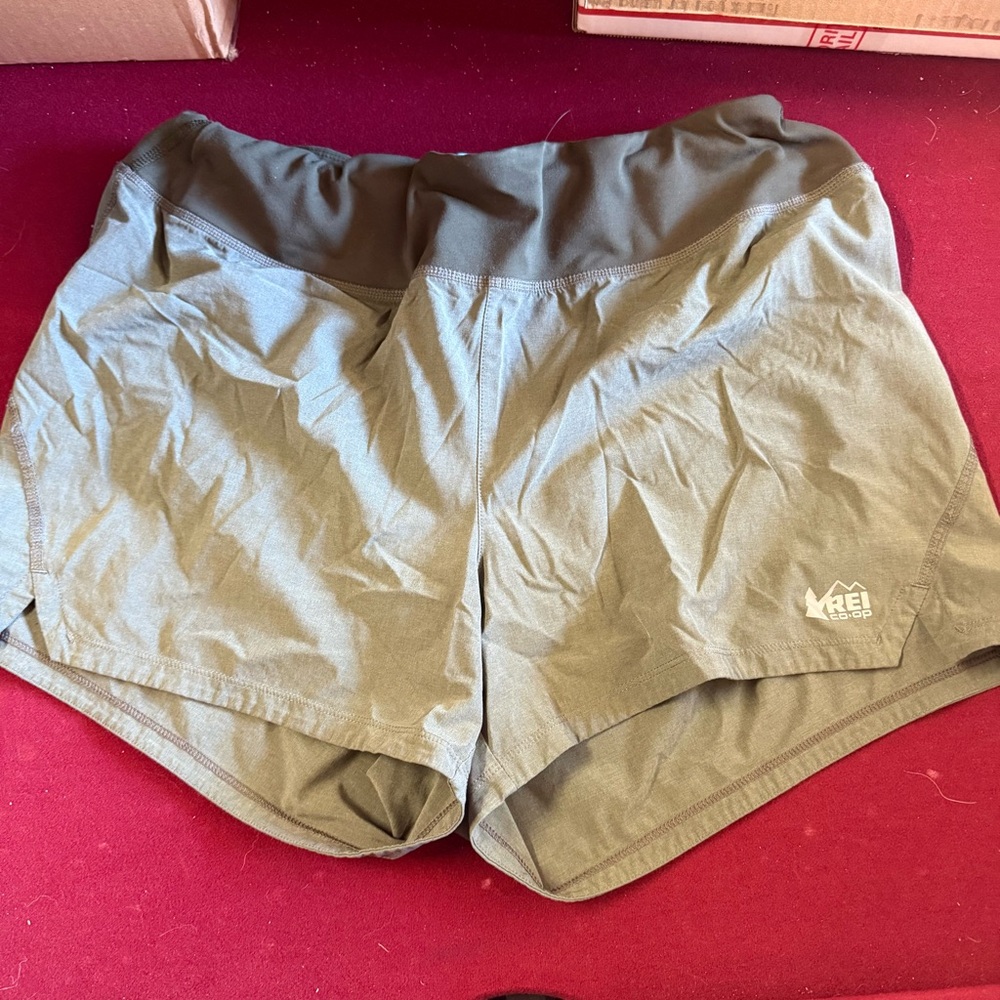 REI Women's Olive Athletic Shorts